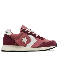Leren sneakers "Omega" bordeaux