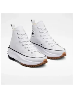 Leren sneakers "Run Star Hike" wit