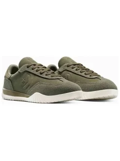 Leren sneakers "Run Star" kaki