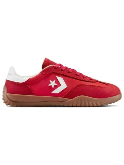 Leren sneakers "Run Star" rood
