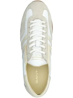 Leren sneakers "Spearclub" crème