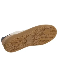 Leren sneakers "Travis Retro" crème/lichtbruin