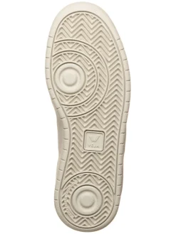Leren sneakers "V 10" wit/zwart