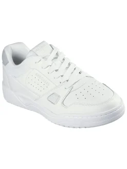 Leren sneakers wit