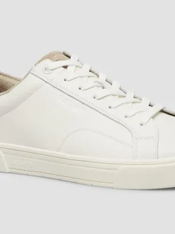 Leren sneakers wit