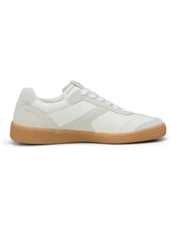 Leren sneakers wit