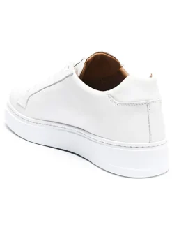 Leren sneakers wit