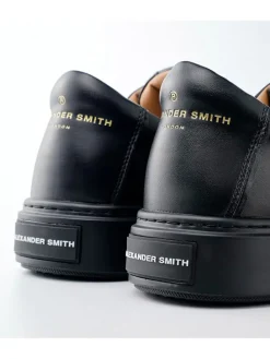Leren sneakers zwart
