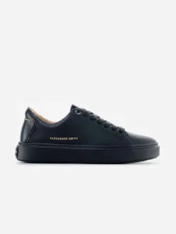 Leren sneakers zwart
