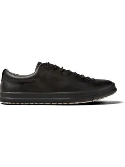 Leren sneakers zwart
