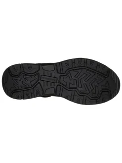 Leren sneakers zwart
