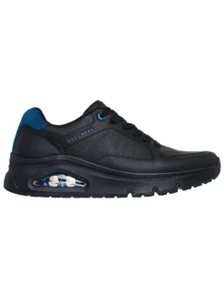 Leren sneakers zwart