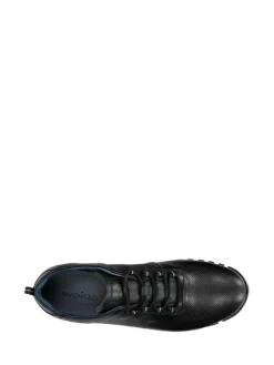 Leren sneakers zwart
