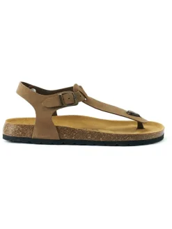 Leren teensandalen 