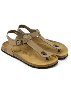 Leren teensandalen 