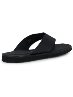 Leren teenslippers 