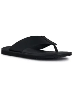 Leren teenslippers 