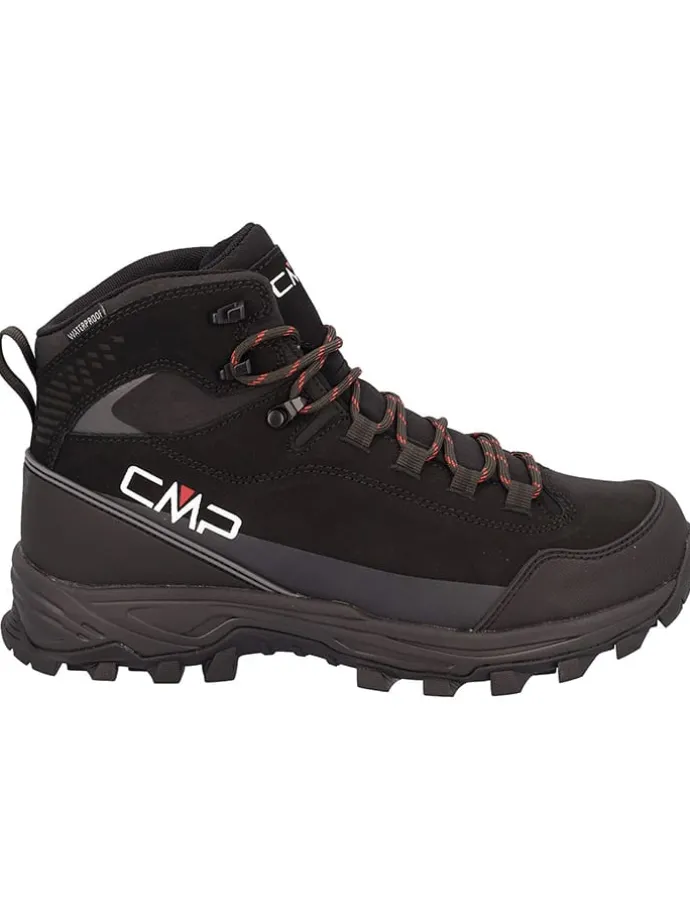 Leren trekkingboots "Myzar Mid" zwart