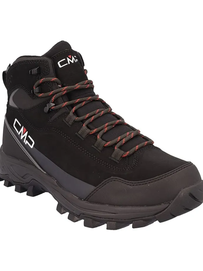 Leren trekkingboots "Myzar Mid" zwart