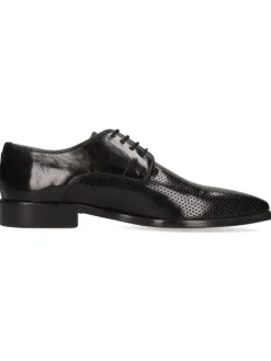 Leren veterschoenen "Alex 1" zwart