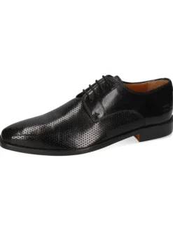 Leren veterschoenen 