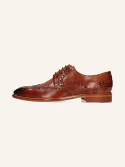 Leren veterschoenen "Bobby 5" lichtbruin