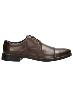 Leren veterschoenen bruin