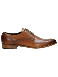 Leren veterschoenen bruin