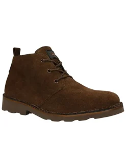 Leren veterschoenen bruin
