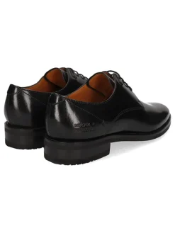 Leren veterschoenen "Clint 1" zwart
