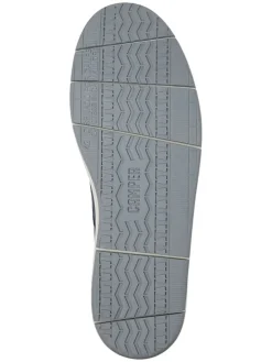 Leren veterschoenen donkerblauw