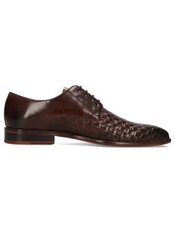 Leren veterschoenen 