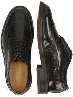 Leren veterschoenen 