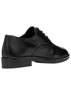 Leren veterschoenen "Jaylon 2" zwart