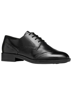 Leren veterschoenen 