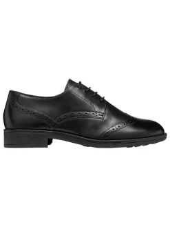 Leren veterschoenen 
