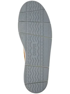 Leren veterschoenen lichtbruin