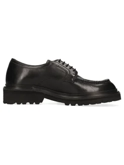 Leren veterschoenen "Matteo 4" zwart