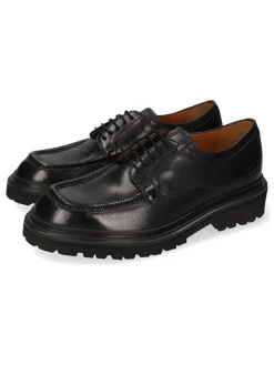 Leren veterschoenen "Matteo 4" zwart