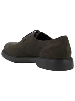 Leren veterschoenen "Ottavio" kaki