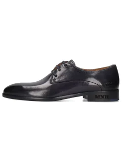 Leren veterschoenen "Primo 1" donkerblauw