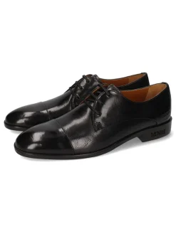 Leren veterschoenen "Primo 2" zwart