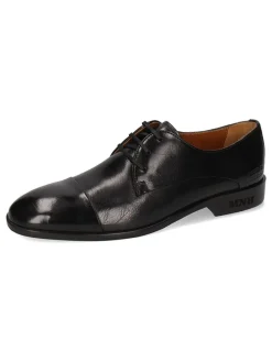 Leren veterschoenen "Primo 2" zwart