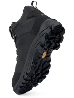 Leren wandelboots "Burrell" zwart