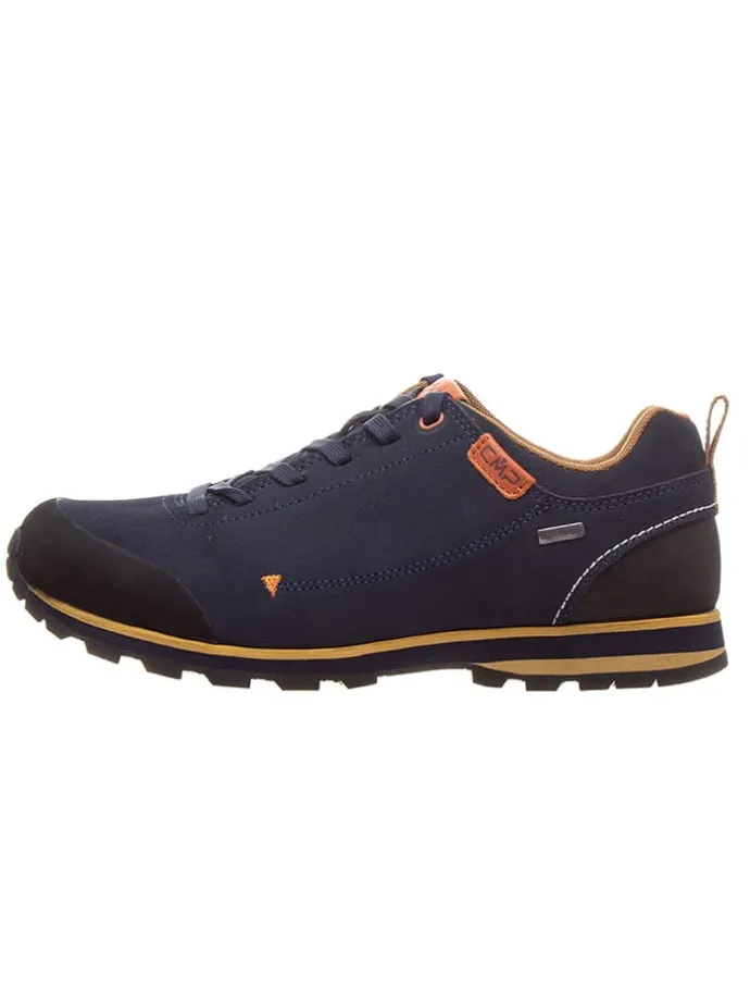 Leren wandelschoenen "Elettra" donkerblauw