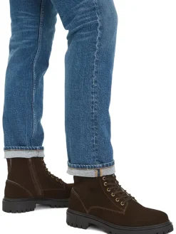 Leren winterboots bruin