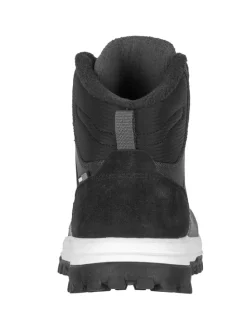Leren winterboots "Eldfjall" grijs/zwart