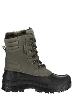Leren winterboots "Kinos" grijs