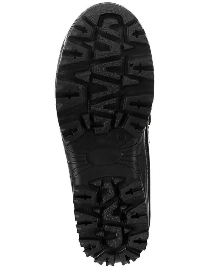 Leren winterboots "Kinos" grijs