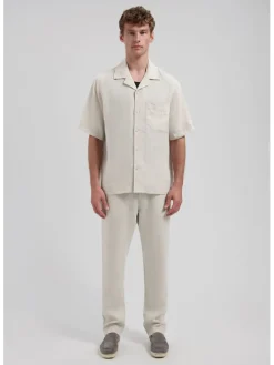 Linnen blouse crème